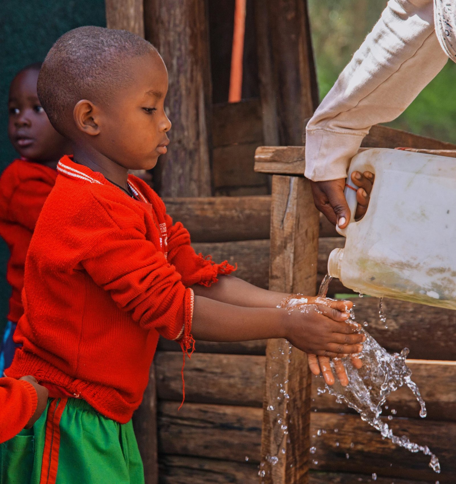 Boy Washing Hands